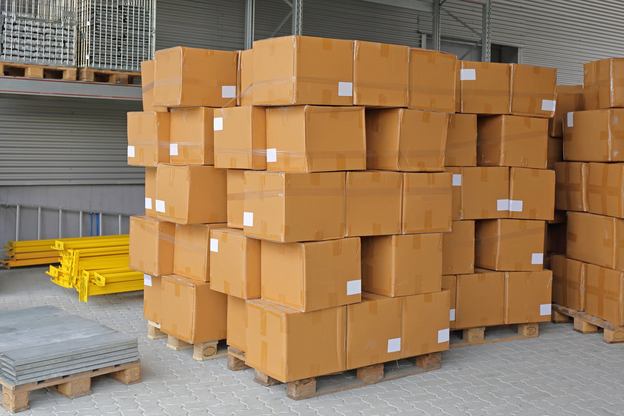 Boxes at Pallets